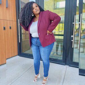 XXLarge Burgundy Blazer